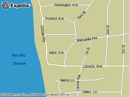 Map from Portland Airport to Highway 26